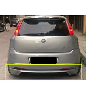 Fiat Punto Grande Rieger Arka Ek 2005 2006 2007 2008 2009 Mat Siyah Plastik