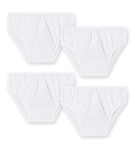 Sema Baby Luna Tek Kullanımlık Lohusa Külodu Medium 4'Lü Paket - Beyaz (Çok Renkli)
