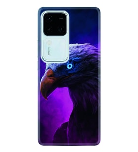 Vivo V30 Kılıf Silikon Desen Özel Seri Kartal 1622