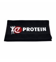 Eprotein Fitness Antrenman Havlusu Siyah Kırmızı Logolu