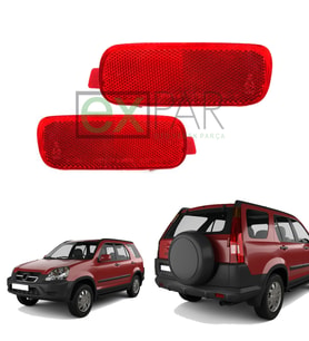 HONDA CR-V ARKA TAMPON REFLEKTÖRÜ TAKIMI SAĞ + SOL 2003 - 2005 CRV ARKA KEDİ GÖZÜ