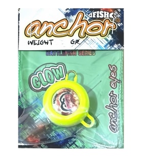 Anchor Melek Gözü [ Glowlu ] SARI-130 Gr (Çok Renkli)