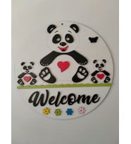 Kapı süsü Panda 30 cm (Toptan fiyatı Farklıdır)