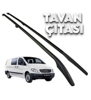 VİTO EXTRA UZUN ŞASE TAVAN ÇITASI SİYAH RENK 2003 2004 2005 2006 2007 2008 2009