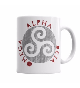 TEEN WOLF  alpha, beta, omega  Kupa Bardak Porselen