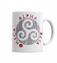 TEEN WOLF  alpha, beta, omega  Kupa Bardak Porselen