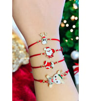 Geyik Charm Yılbaşı Şans Bilekliği