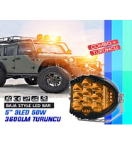 POINT MARKETING 5"Baja Style Shooter Offroad Projektör Led Lamba Turuncu