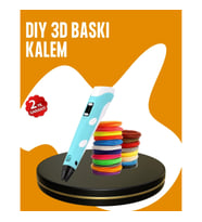 Mey İthalat® Yaratıcı Çizim ve Modelleme İçin Profesyonel 3D Yazıcı Kalem