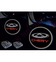 Chery Araçlara Pilli Yapıştırmalı Kapı Altı Logo Kutu Içeriği 2 Adet