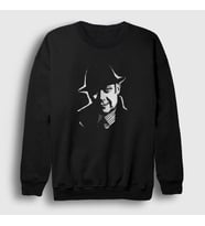 Presmono Unisex Siyah Raymond The Blacklist Sweatshirt 183660tt