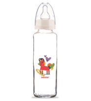 Bebedor Desenli Cam Biberon 250ML (Kod:31302) Seçenekli (Pembe)