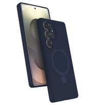 Northcity Samsung Galaxy S25 Ultra Uyumlu Regal Magsafe Standlı Kapak - Lacivert