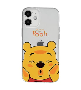 Iphone 12 Uyumlu Winnie The Pooh Desenli Şeffaf Telefon Kılıfı