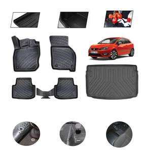 Seat İbiza 2023 Model 4D Bagaj Paspas Set