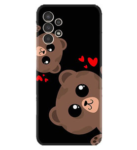 Samsung Galaxy M14 Kılıf Silikon Desen Özel Seri Love Animals 1780