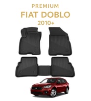 Fiat Doblo 2010+ Uyumlu 3D Oto Paspas Premium