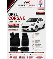OPEL CORSA E 2014 - 2019 Araca Özel Kauçuk 3D Profesyonel Oto Paspası