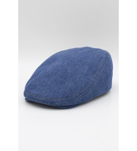 Erkek Kot Şapka Yazlık Denim  Kep (Lacivert)