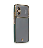 Xiaomi Poco M5 Kılıf Liva Lens Silikon - Yeşil