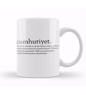Cumhuriyet Kupa Bardak Porselen
