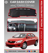 TOYOTA COROLLA E140 (2007-2013) Torpido Örtüsü Ön Göğüs Koruma Araca Özel Çatlamayı Önler Kaymaz
