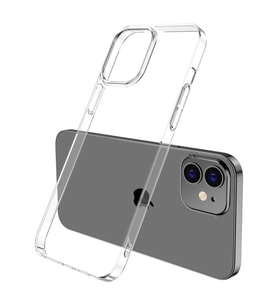 Apple iPhone 12 Kılıf İnce PC Full Şeffaf Sararmaz (Renksiz)
