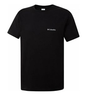 Columbia Cs0282 Csc M Basic Sm Logo Brushed Ss Tee Erkek T-shirt (Siyah)