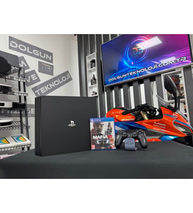 PlayStation 4 Pro 1TB Tek Kol + Mafia 3 Oyun CD’si (İKİNCİ EL)