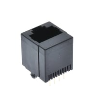 8P8C Plastik Dikey Tip RJ45 Soket Ethernet Bağlantı Soketi 8 Pin Pcb Montaj 180 Derece DIP 1 Port