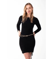 QL ACCESSORY Taşlı Kemer (Kirli Krem)