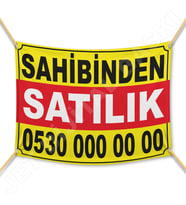 Sahibinden Satılık Branda Afiş, Yüksek Kalite Avrupa Branda 400-440 gr. Pankart
