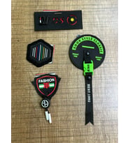 3X8 CM 4 LÜ ÇANTA GİYİM ARMA ETİKET AKSESUAR DİKİŞ AKSESUARI