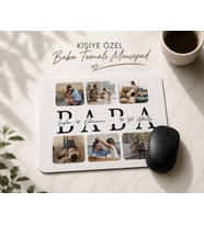 Canım Babam Mousepad Kişiye Özel Fotoğraflı Babaya Hediye Mousepad 22x18 cm