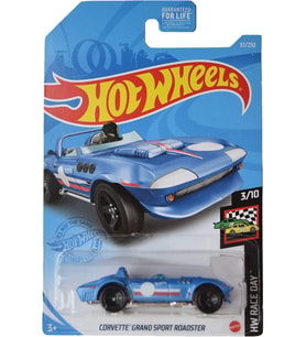 Hot Wheels Corvette Grand Sport Roadster - Uzun Kart - HW Race Day 3/10 - GRX92 - 2020