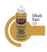Rich Master Akrilik Boya 120 cc. 127 Oksit Sarı 