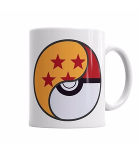 Dragon Ball x Pokemon Kupa Bardak Porselen