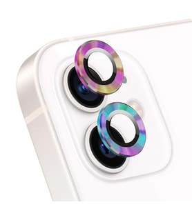Microsonic Apple iPhone 12 Mini Tekli Kamera Lens Koruma Camı Renkli (Çok Renkli)
