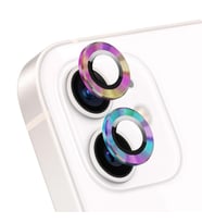 Microsonic Apple iPhone 12 Mini Tekli Kamera Lens Koruma Camı Renkli (Çok Renkli)
