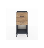 Arges Komodin 2 Çekmeceli 44x30x96 Antrasit-Çam