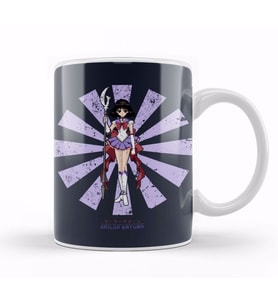 Sailor Moon Saturn Retro Japanese Kupa Bardak Porselen