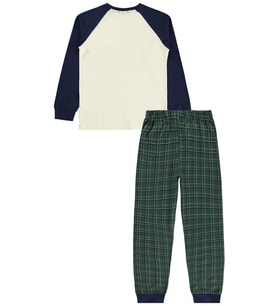 Civil Boys Mode Baskılı 10-13 Yaş Pijama Takımı - Lacivert 12-13 Yaş