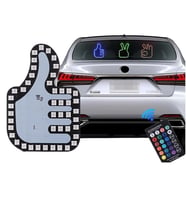 Drs Tuning Ok işaretli cam ledi 8x12x12cm RGB 7 renkli adet 661