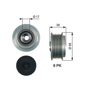 GATES OAP7185 Alternator Kasnagi 2741533050 3732125301