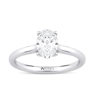 1.10 Karat Oval Tektaş Pırlanta Yüzük