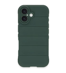 Apple iPhone 16 Kılıf Optimum Silikon - Koyu Yeşil