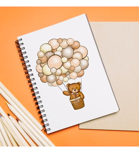Hoş Geldin Bebek Tasarımlı Defter