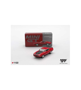 BL 1122 minigt Ford Mustang Mach1 1971 Race Kırmızı 1/64 Model Araba