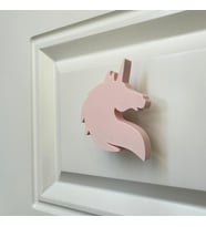 Pomerol Unicorn Dolap Kulpu - Çocuk Odası, Mutfak ve Banyo İçin Renkli ve Dayanıklı Mobilya Kulp S (Pembe)