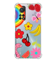 PrintiFy Xiaomi Mi 10 T Pro Uyumlu Water Color 5 Baskılı Şeffaf Köşe Korumalı Antişok Kılıf